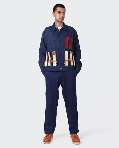 Bodhi Handwoven Denim Jacket INDIGO