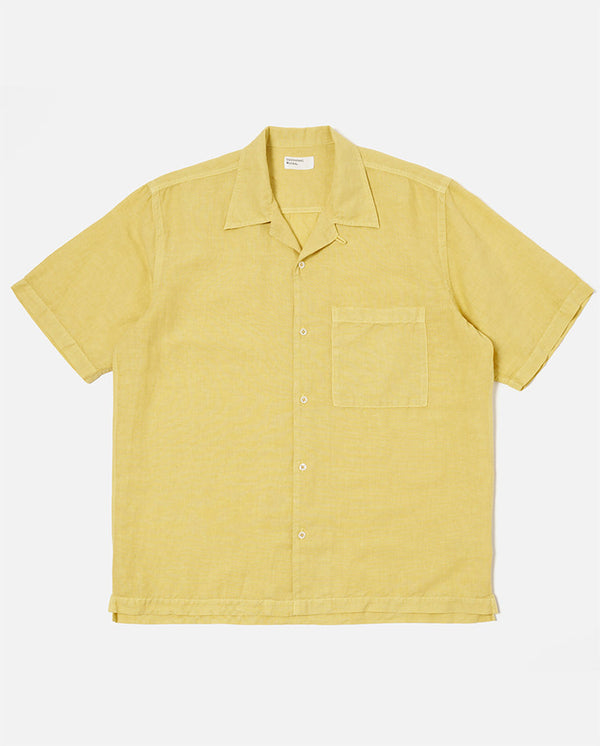 Camp Linen Shirt - Lemon
