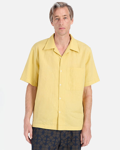 Linen Shirt - Lemon