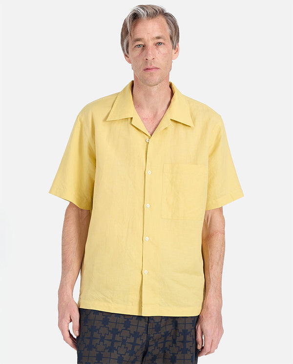 Camp Linen Shirt - Lemon
