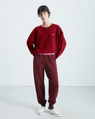 Izubird Crew Neck Sweat - Vintage Cherry