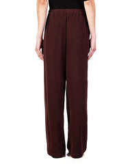 Silk Drawstring Trouser Grape
