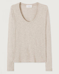 Jacksonville Scoop Neck Tee - Cream