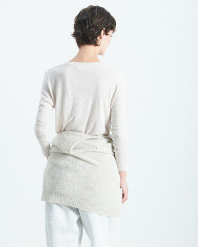 Jacksonville Scoop Neck Tee - Cream