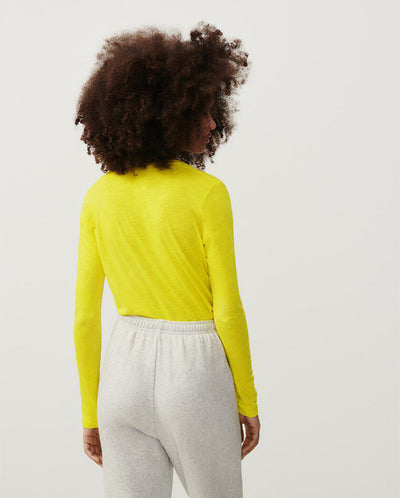 Jacksonville Scoop Neck L/S Tee Citron