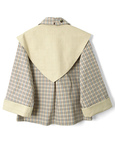 Jerry Crop Trench Coat - Olive
