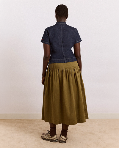 Josie Midi Skirt - Olive