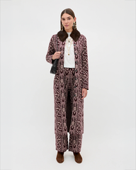 Ceara Trouser Tapestry - Bloom Bordeaux