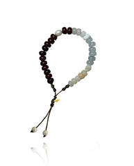 Kompoloi Bracelet - Gold/Multi Stone