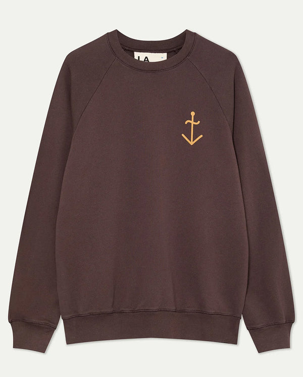CUNHA LOGO SWEATSHIRT - BROWN/ROASTED YELLOW