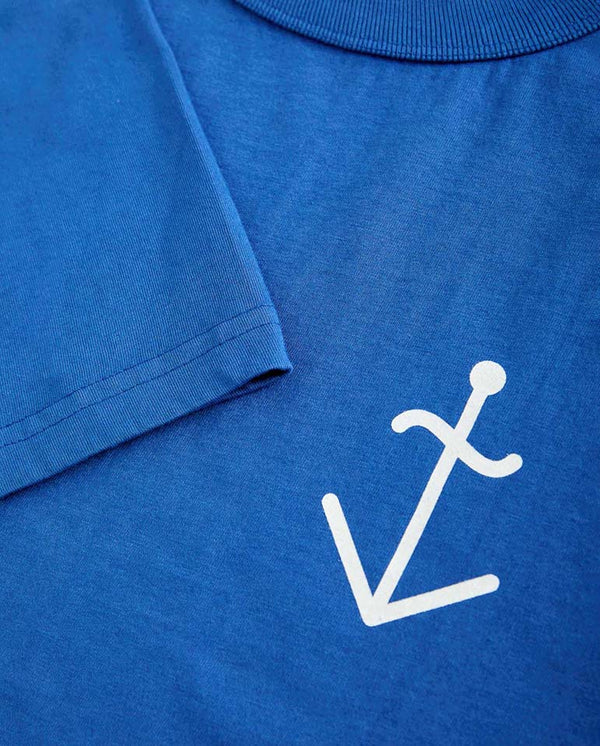 DANTAS LOGO T-SHIRT - YVES BLUE/OFF-WHITE