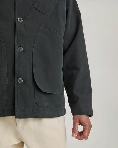 MANTERO EXPEDITION JACKET - BLACK SAND CANVAS