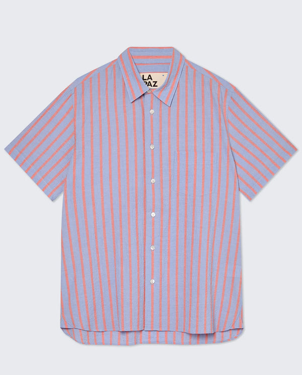 ALEGRE Printed Shirt - Sunrise / Wind Blue