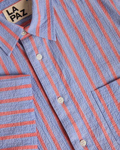 ALEGRE Printed Shirt - Sunrise / Wind Blue