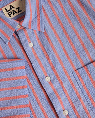 ALEGRE Printed Shirt - Sunrise / Wind Blue
