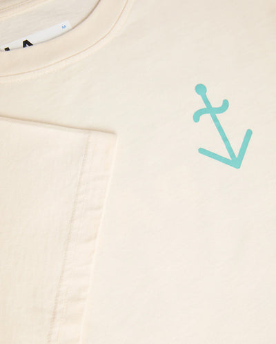 BOTELHO COMFORT T-SHIRT - ECRU Paz/Green