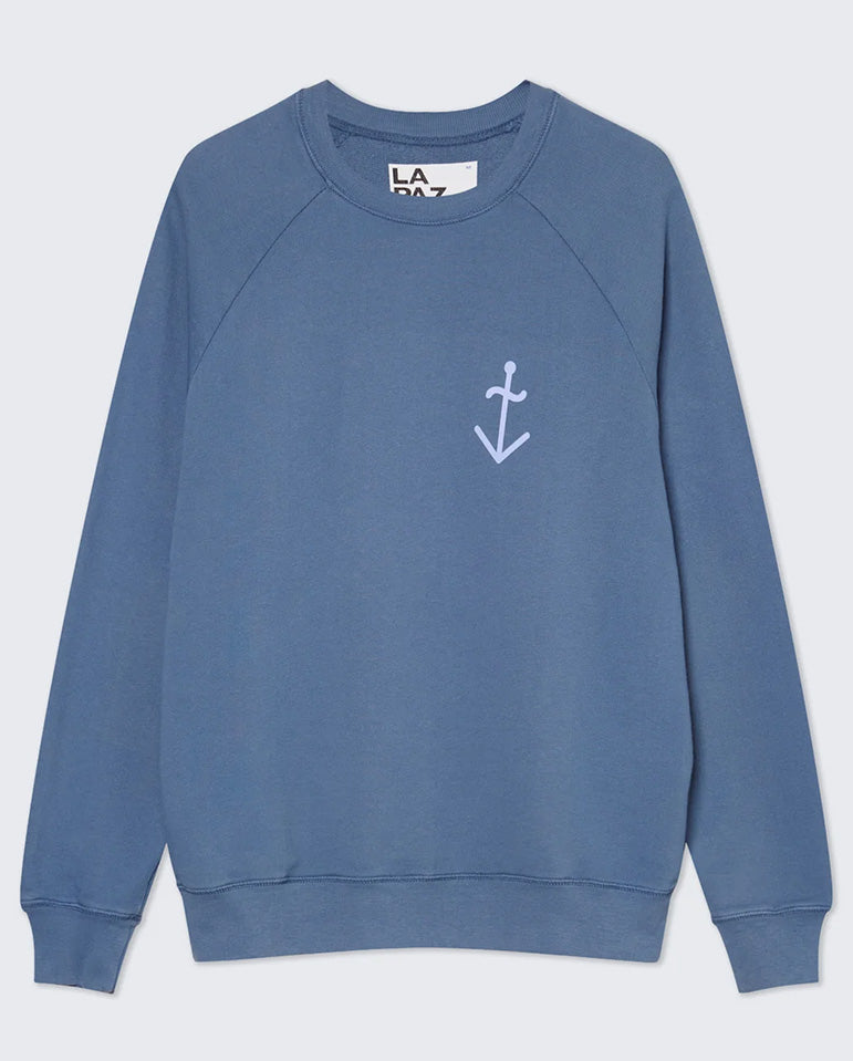 CUNHA LOGO SWEATSHIRT - Paz Indigo