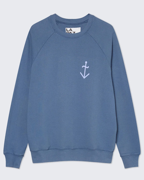 CUNHA LOGO SWEATSHIRT - Paz Indigo