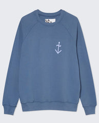CUNHA LOGO SWEATSHIRT - Paz Indigo