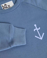 CUNHA LOGO SWEATSHIRT - Paz Indigo