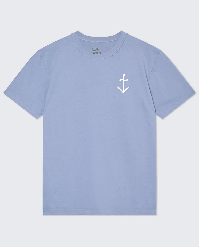 DANTAS Logo T-shirt - Indigo / Off-White Logo