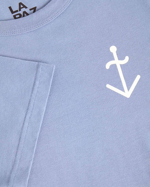 DANTAS Logo T-shirt - Indigo / Off-White Logo