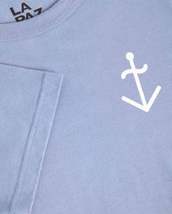 DANTAS Logo T-shirt - Indigo / Off-White Logo