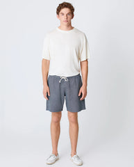 FORMIGAL Shorts - Dark Navy Stripes