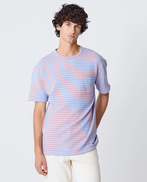 GUERREIRO Pocket T-shirt - Wind Blue / Sunrise St