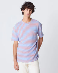 GUERREIRO Pocket T-shirt - Wind Blue / Sunrise St