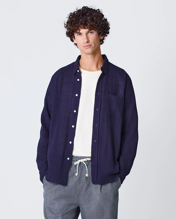 MIRRA Raglan Shirt - Dark Navy