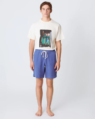 PESTANA Shorts - Indigo Linen