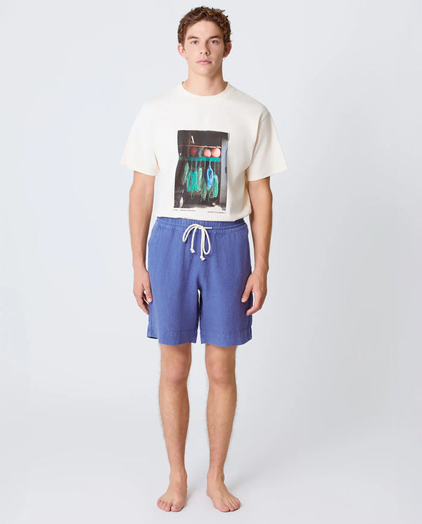 PESTANA Shorts - Indigo Linen