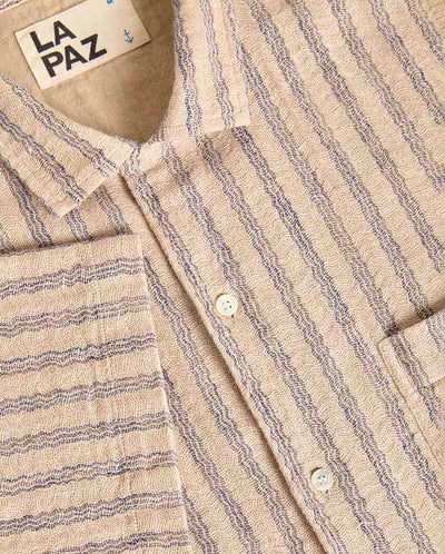 SILVEIRA Panama Shirt - Blue Stripes