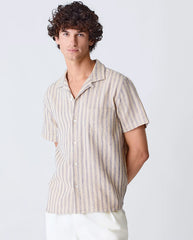 SILVEIRA Panama Shirt - Blue Stripes