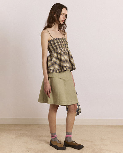 Azalea Cami - Cardamon Check Mixed
