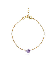 Lukumaki Myrtilo Bracelet - Gold/Amethyst