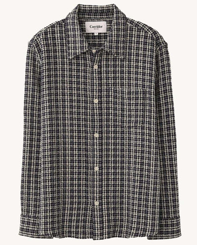 Reverse Tweed snow Check Shirt