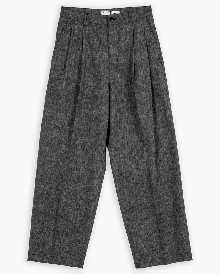 Ambassador Cotton Pants - Asphalt