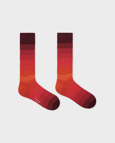 Livio Ombre SOCK - red/orange