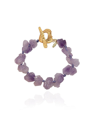 Amethyst Grace Bracelet - Gold