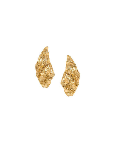 Nebula Symmetrical Small Earrings - Gold