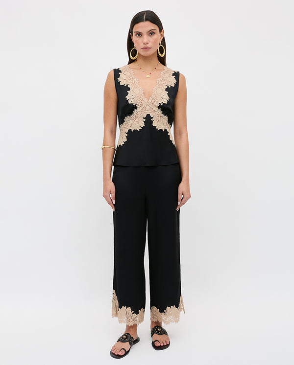 Marcela Trouser - Black Multi