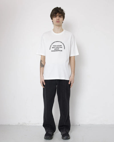 Naked Disinformation Tee - Off White
