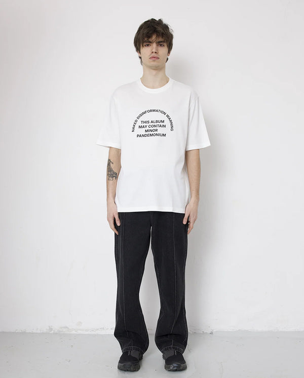 Naked Disinformation Tee - Off White