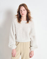 Niby Crew Neck Knit - Polar Melange