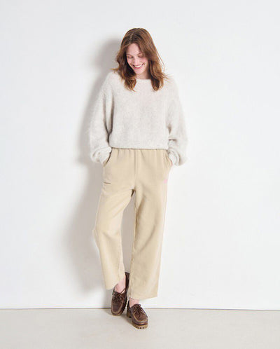 Niby Crew Neck Knit - Polar Melange