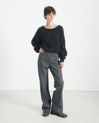 Niby Crew Neck Knit - Black