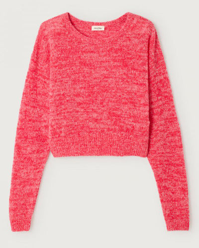 Nugy Crew Neck Knit - Strawberry Flouro