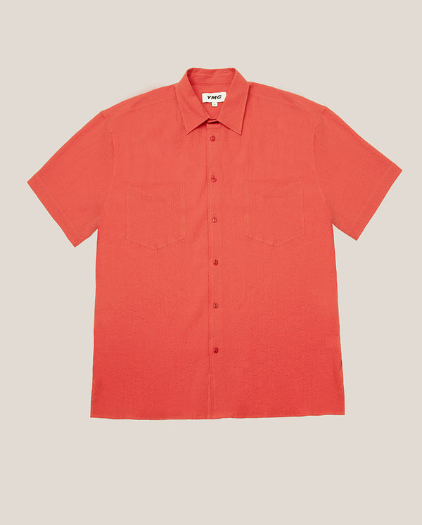 Mitchum Seersucker Shirt RED